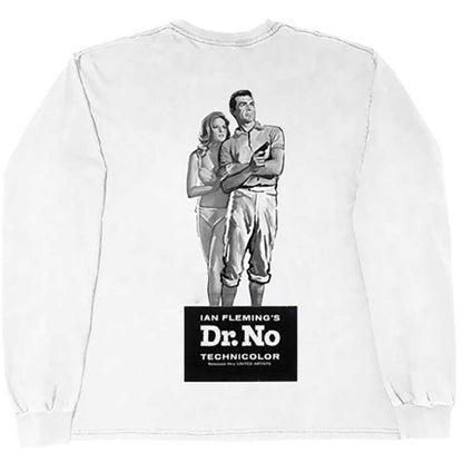 JAMES BOND 007 - DR NO - Long Sleeve T-Shirt White