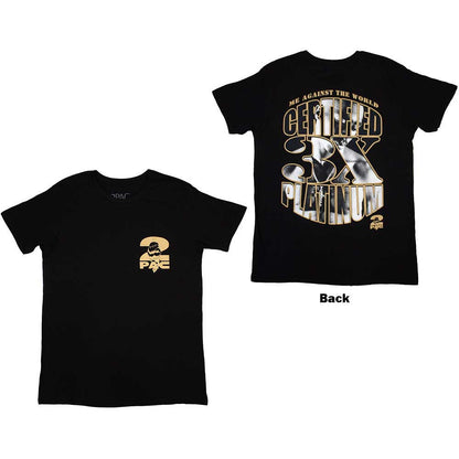 TUPAC - PLATINUM - T-Shirt Black