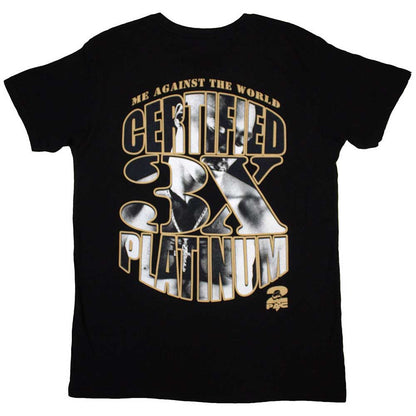 TUPAC - PLATINUM - T-Shirt Black