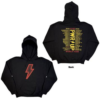 AC/DC - LIGHTNING BOLT WORLD TOUR '24-'25 - Pullover Hoodie Black