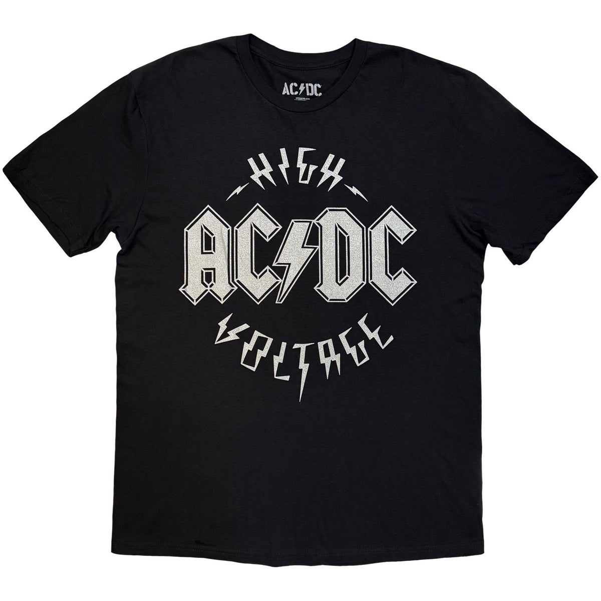 AC/DC - SILVER HIGH VOLTAGE EU TOUR '25 - T-Shirt Black