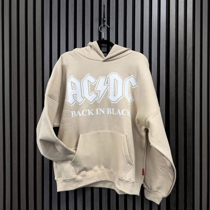 AC/DC - BACK IN BLACK - Ladies Pullover Hoodie Neutral
