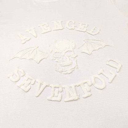 AVENGED SEVENFOLD - CLASSIC DEATHBAT - T-Shirt White