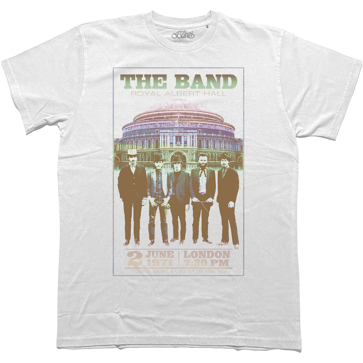 THE BAND - ROYAL ALBERT HALL - T-Shirt White