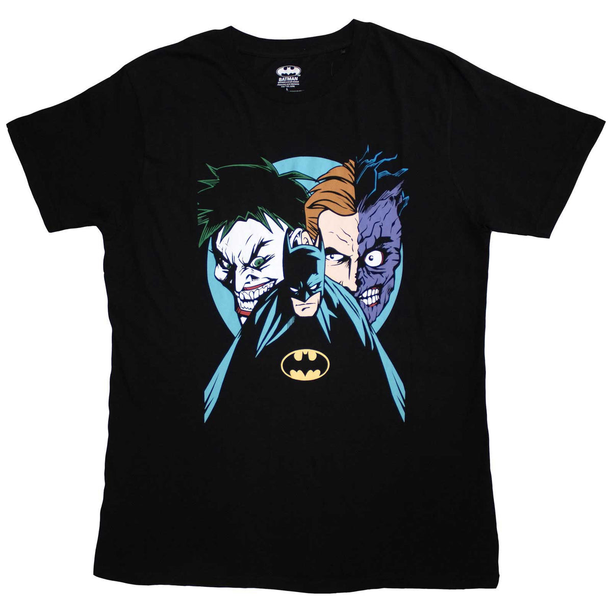 DC COMICS - BATMAN CREEPING VILLAINS - T-Shirt Black