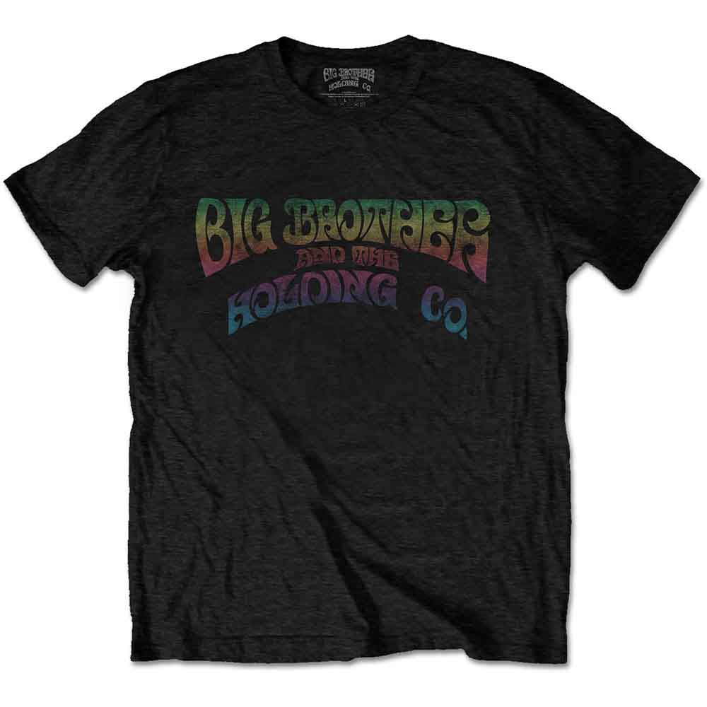 BIG BROTHER & THE HOLDING COMPANY - VINTAGE LOGO - T-Shirt Black