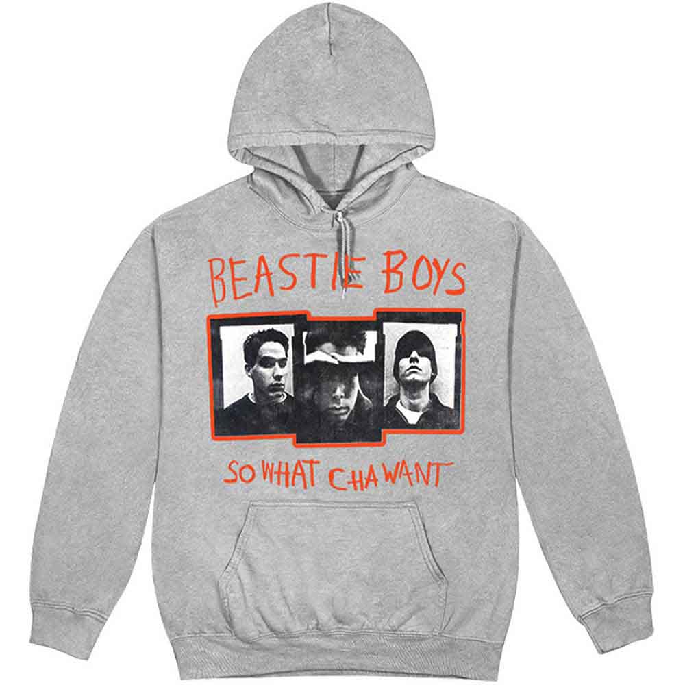 THE BEASTIE BOYS - SO WHAT CHA WANT - Pullover Hoodie Grey