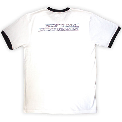 THE BEASTIE BOYS - RECORD LABEL - Ringer T-Shirt White