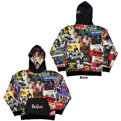 THE BEATLES - SINGLE COVERS - Pullover Hoodie Black