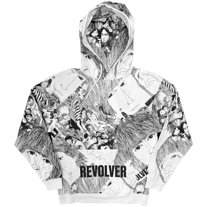 THE BEATLES - REVOLVER - Pullover Hoodie White
