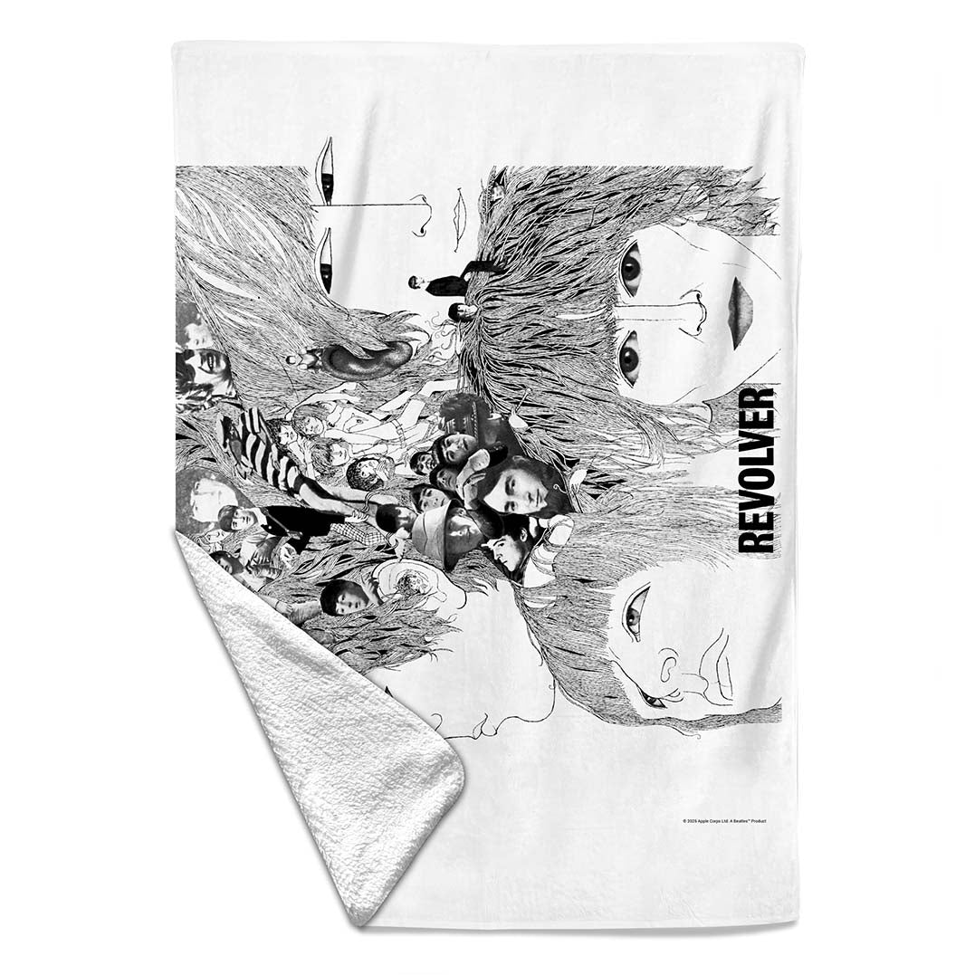 Rocksax The Beatles Sherpa Fleece Blanket - Revolver