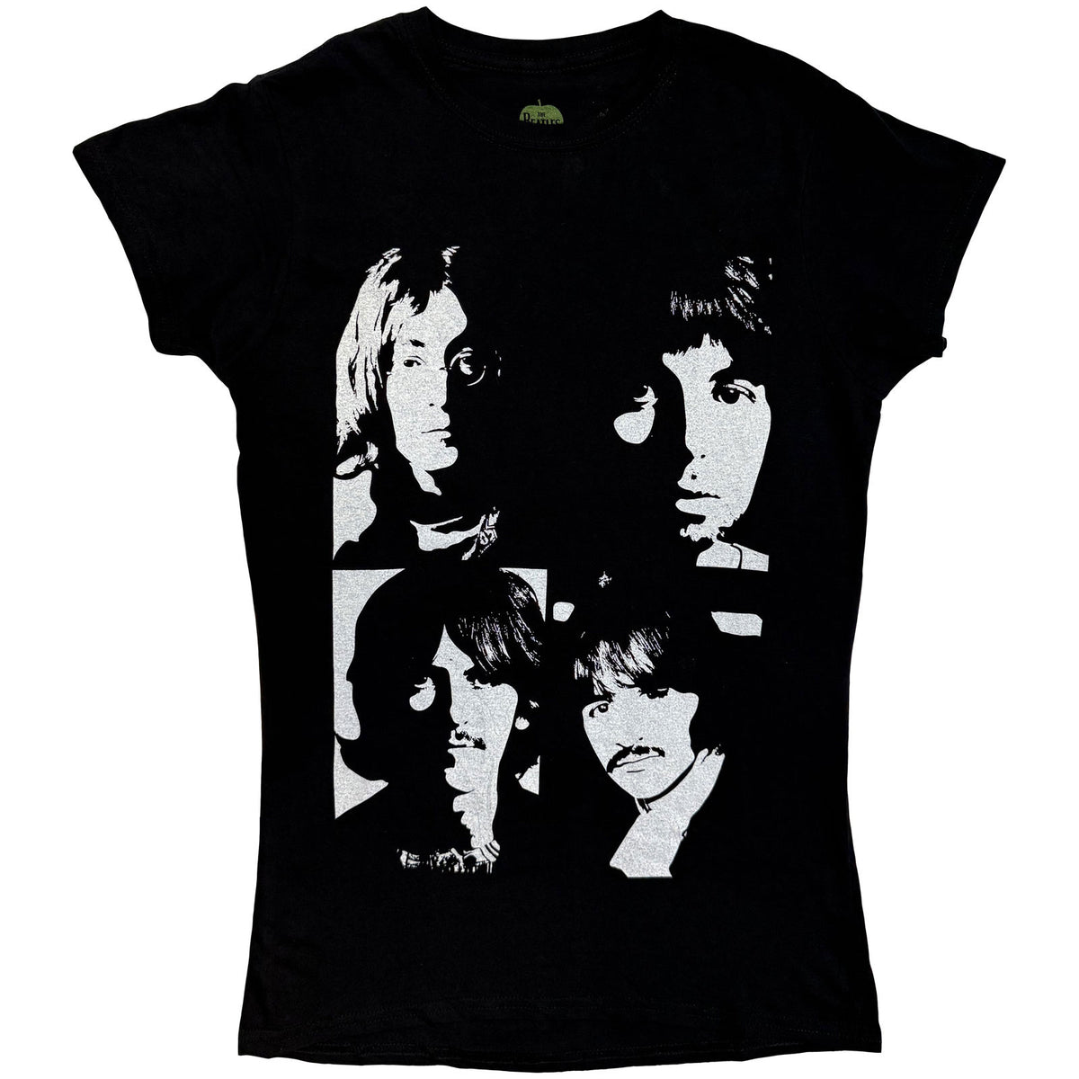 THE BEATLES - BACK IN THE USSR - Ladies T-Shirt Black