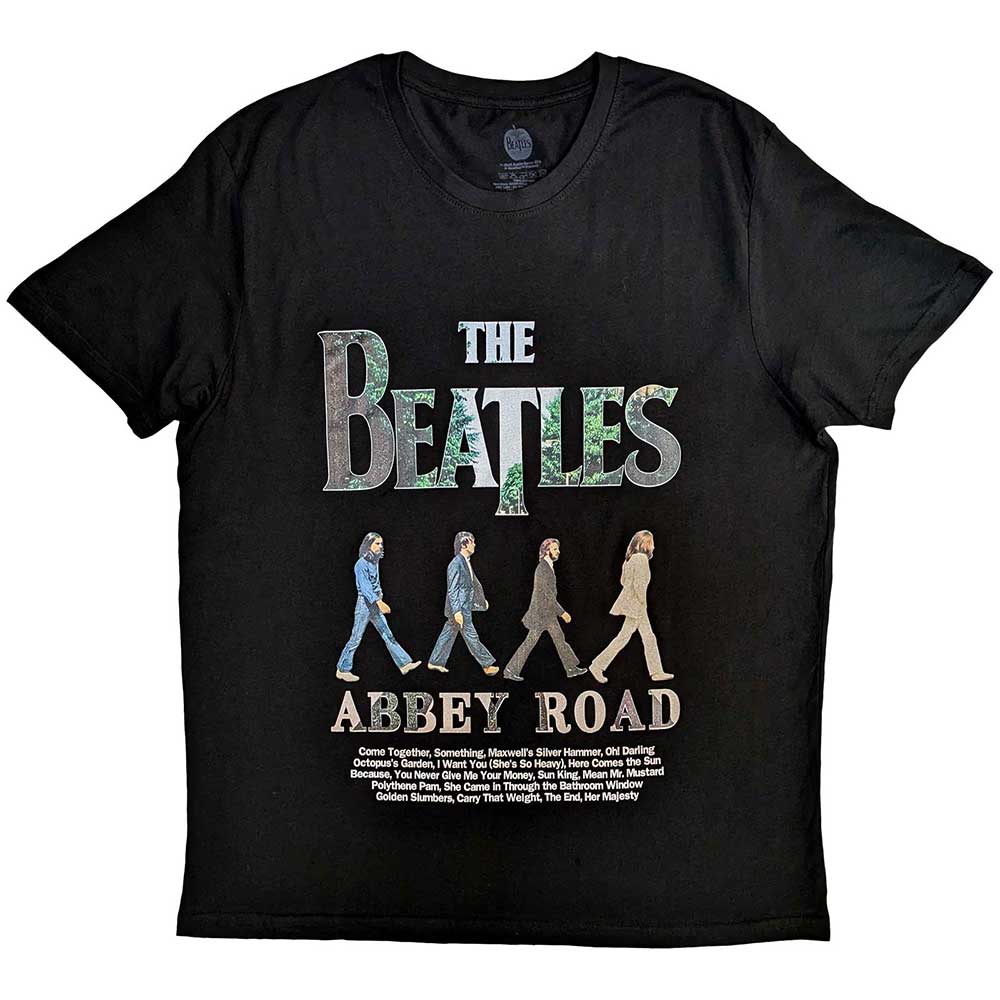 THE BEATLES - ABBEY ROAD '23 - T-Shirt Black