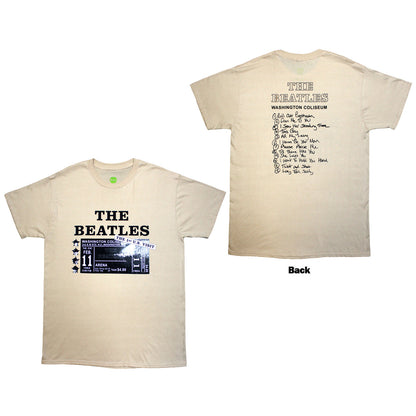 THE BEATLES - WASHINGTON '64 PROMO & SETLIST - T-Shirt Neutral