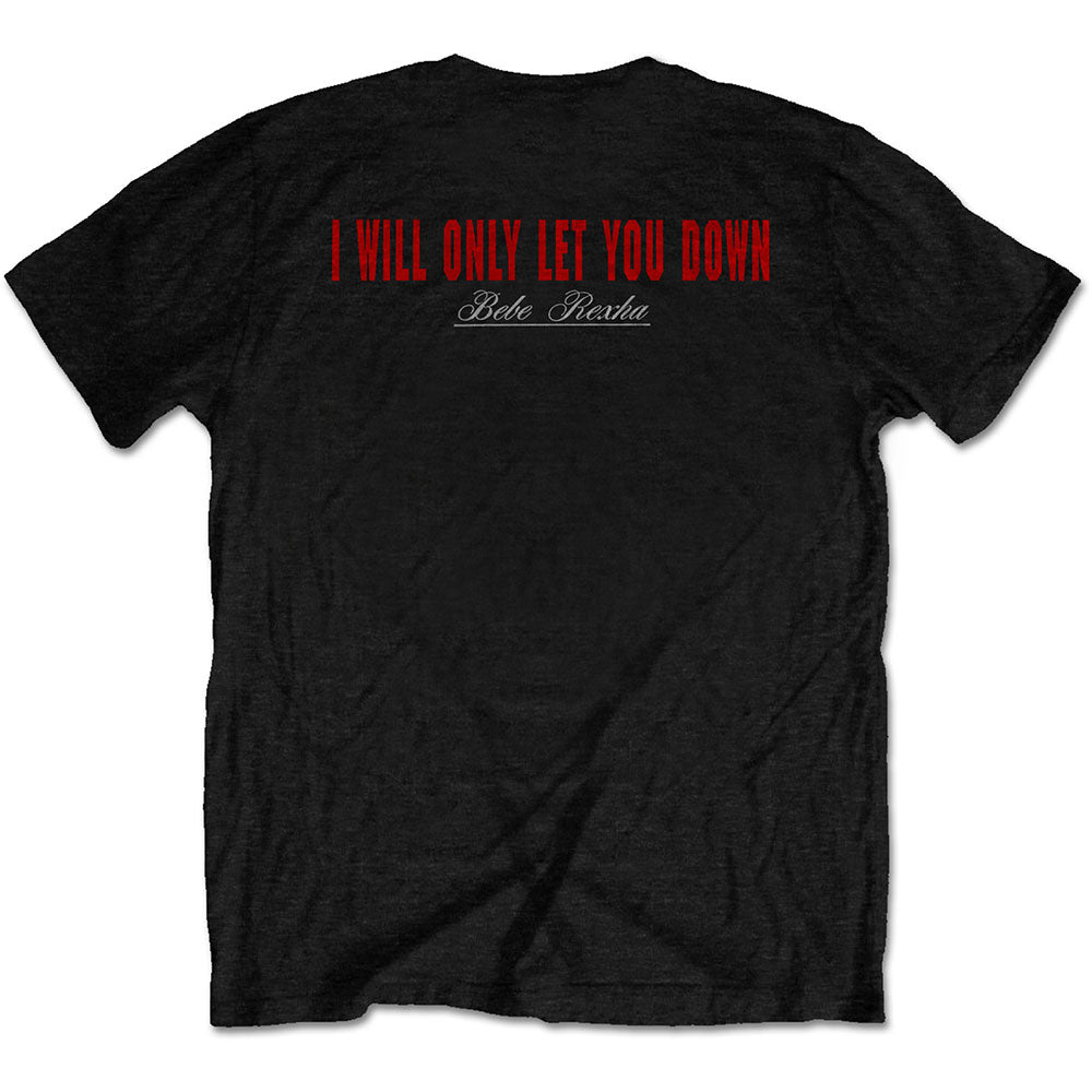 BEBE REXHA - SABOTAGE - LET YOU DOWN - T-Shirt Black