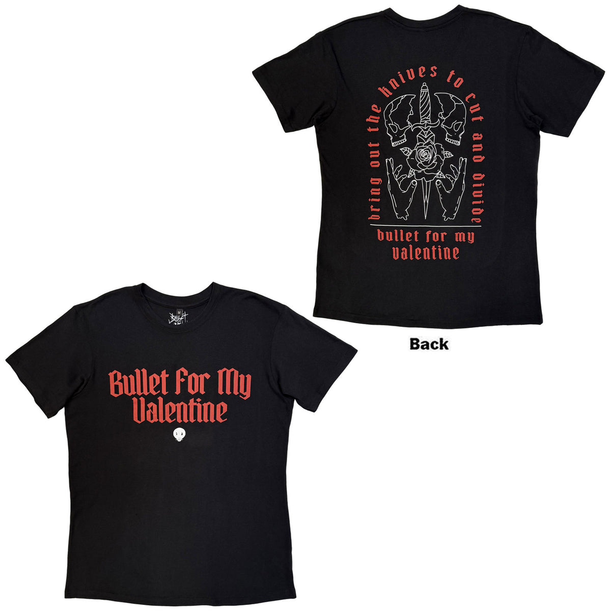 BULLET FOR MY VALENTINE - BRING OUT THE KNIVES - Carbon T-Shirt Black