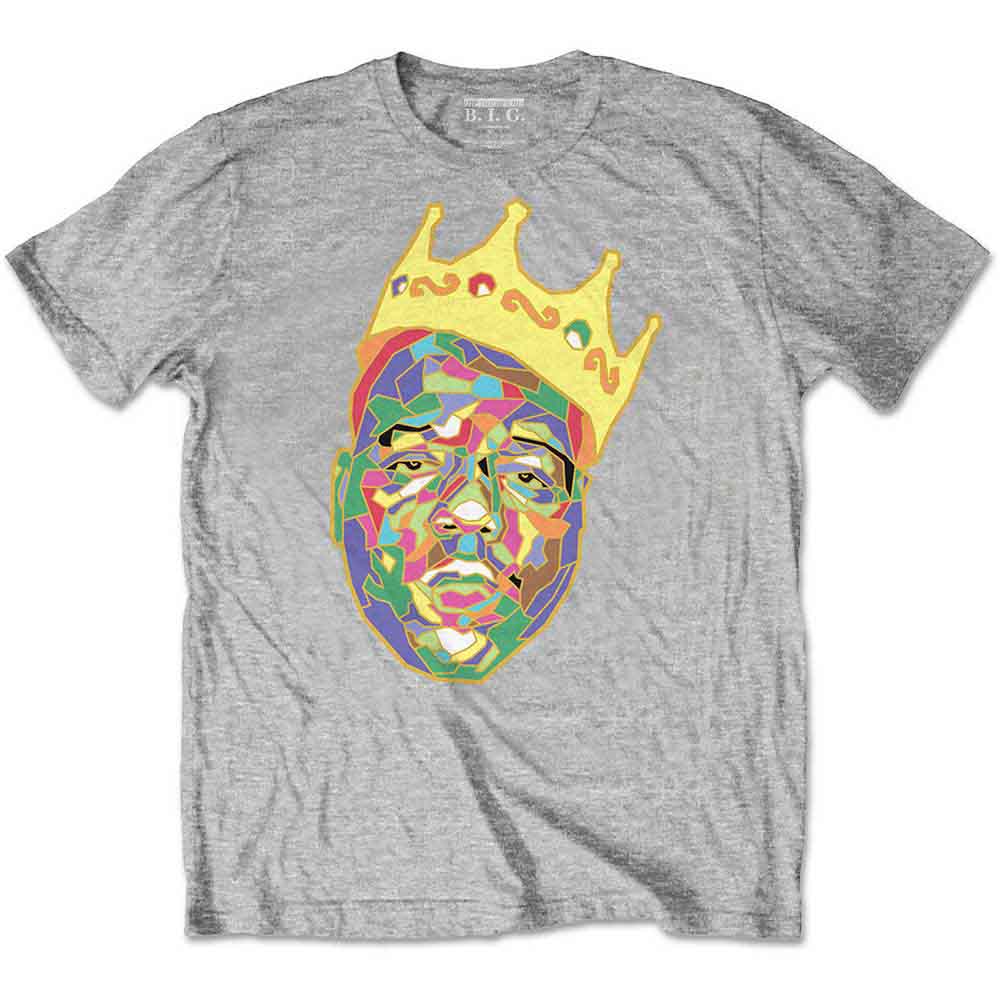 BIGGIE SMALLS - CROWN - Kids T-Shirt Grey