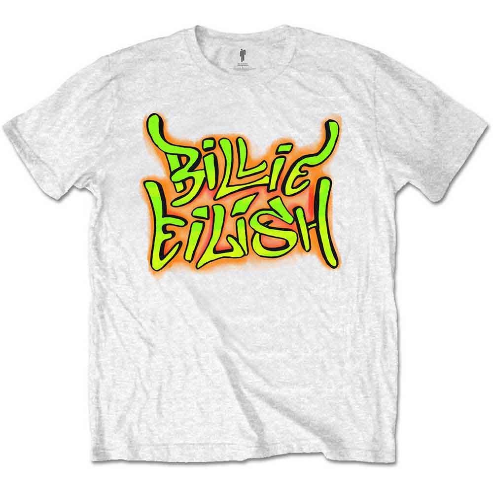 BILLIE EILISH - GRAFFITI - Kids T-Shirt White
