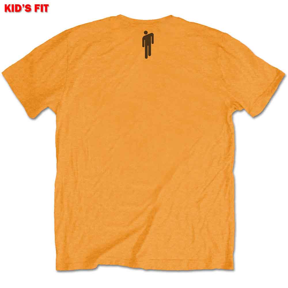 BILLIE EILISH - RACER LOGO & BLOHSH - Kids T-Shirt Orange