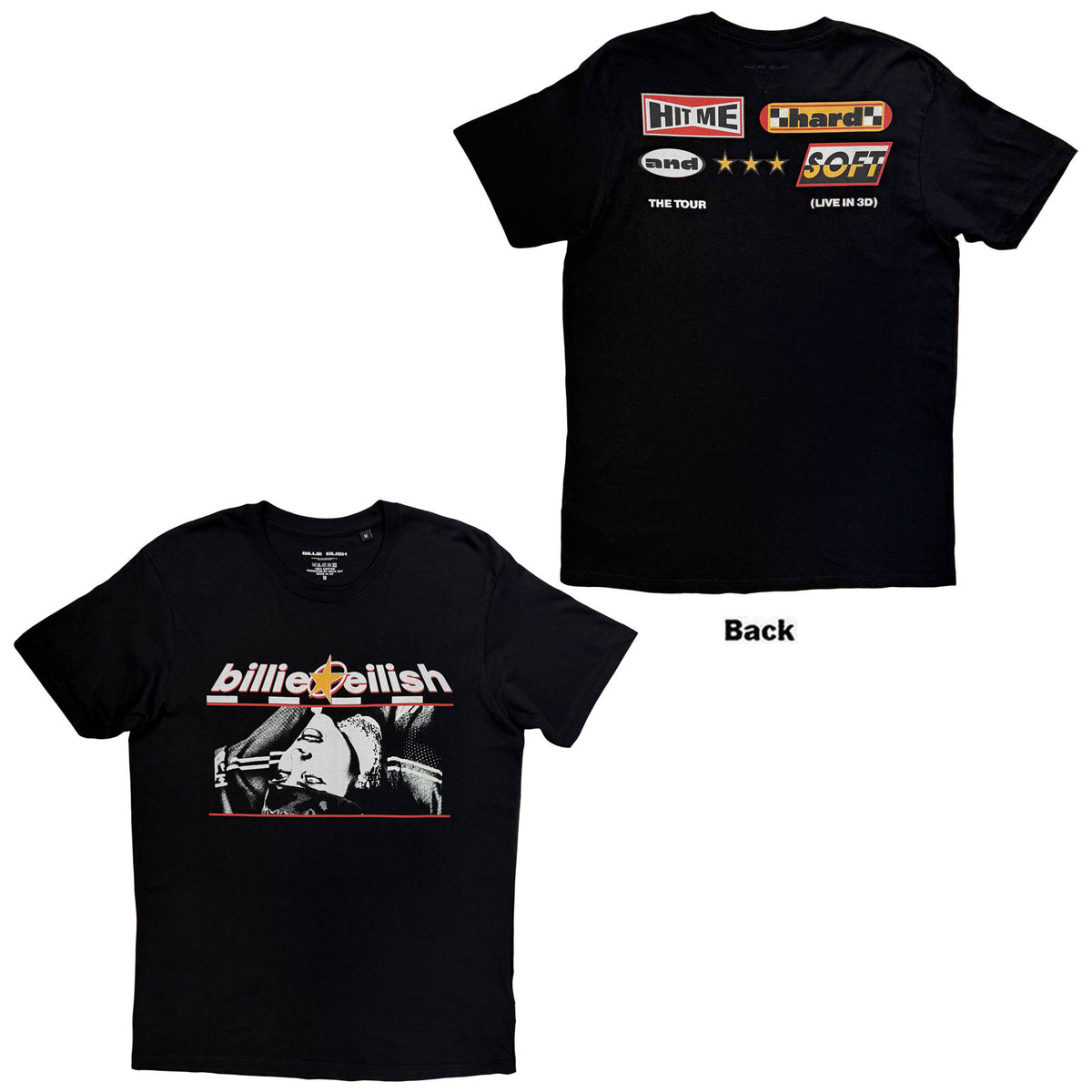 BILLIE EILISH - RACER GRAPHIC - T-Shirt Black