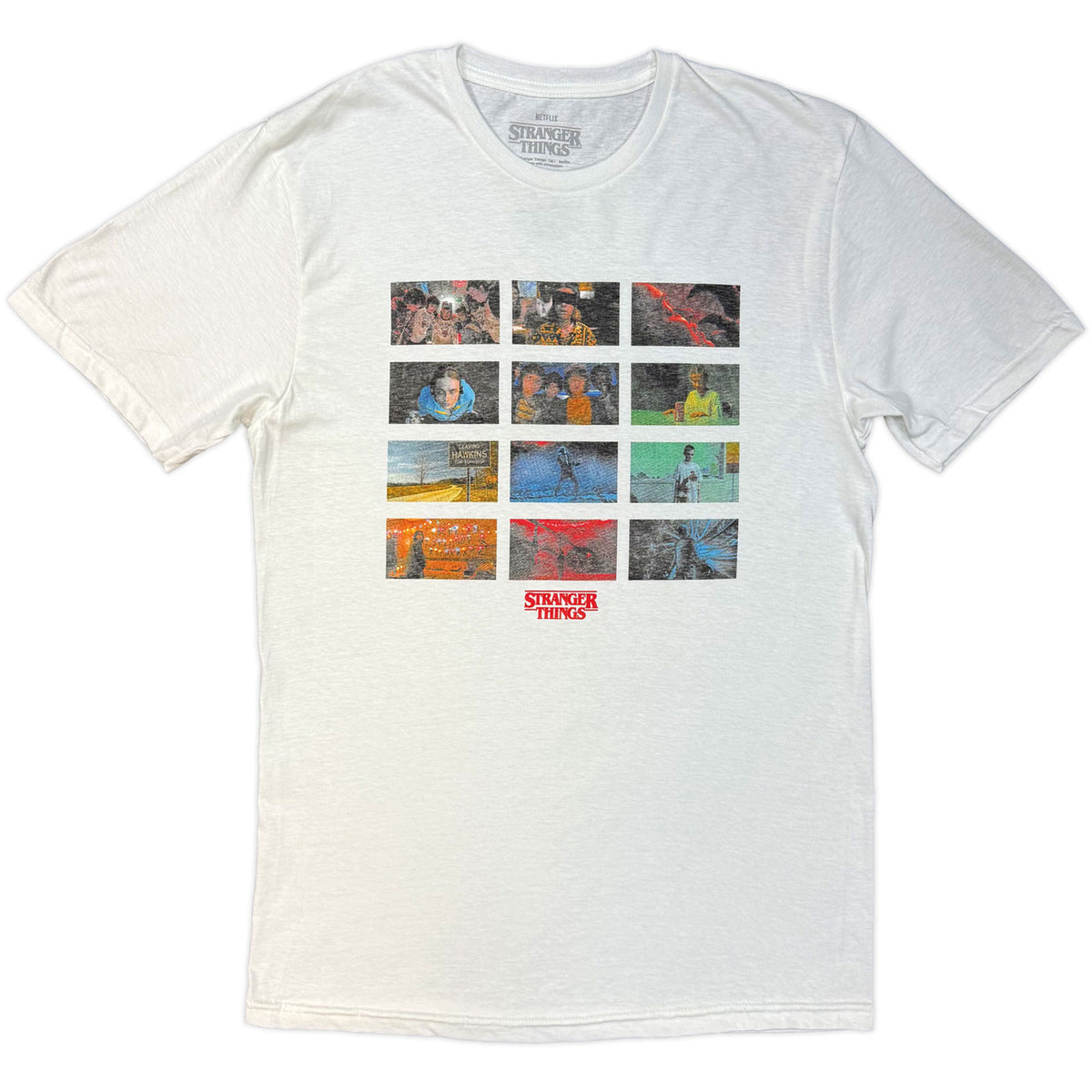 STRANGER THINGS - HAWKINS POWER AND LIGHT - T-Shirt White