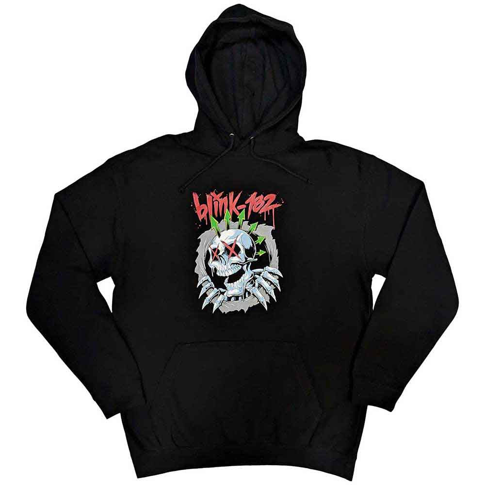 BLINK-182 - SIX ARROW SKULL - Pullover Hoodie Black