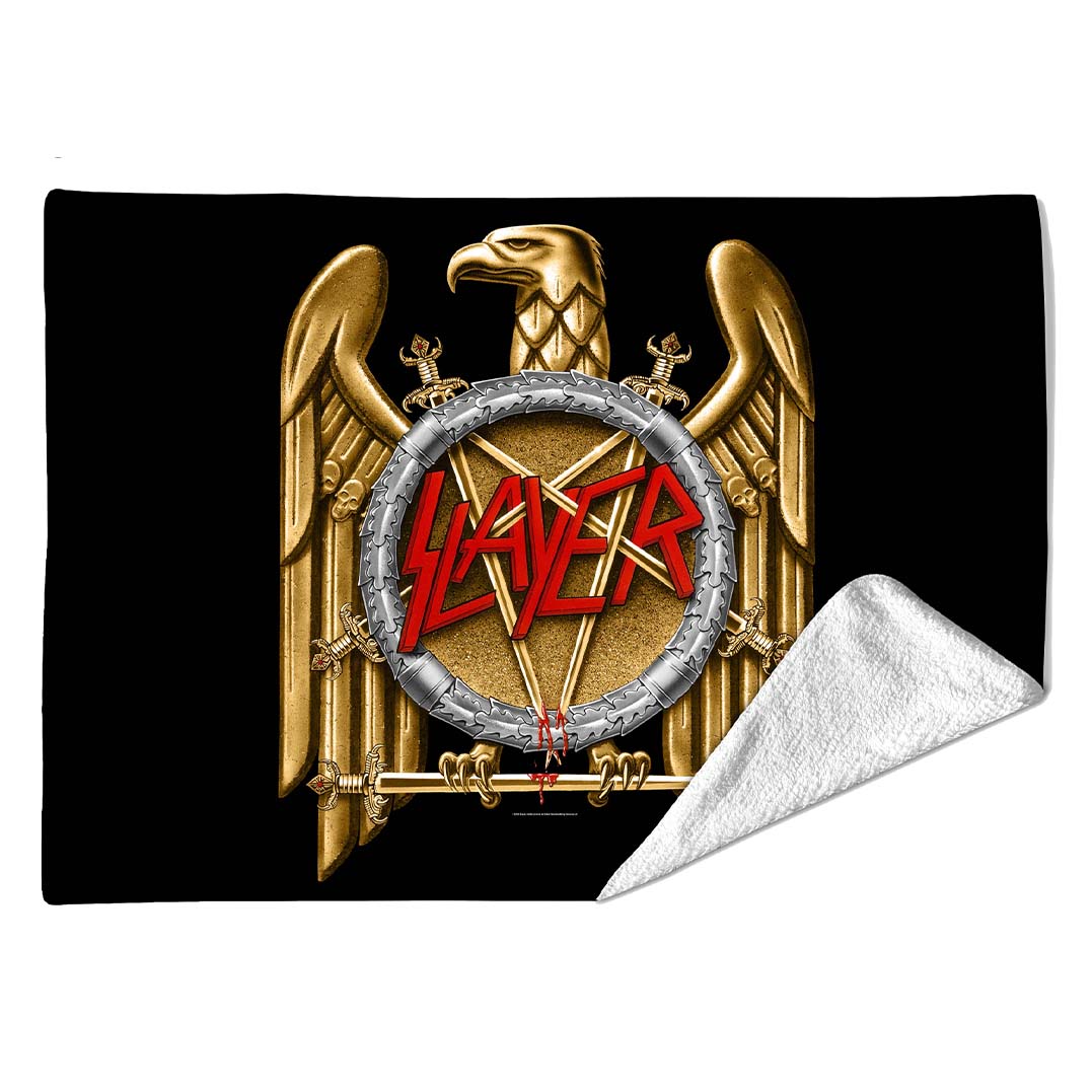 Rocksax Slayer Sherpa Fleece Blanket - Golden Eagle