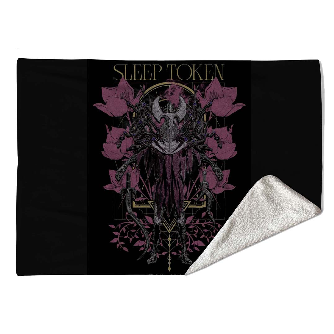 Rocksax Sleep Token Sherpa Fleece Blanket - Even In Arcadia 2