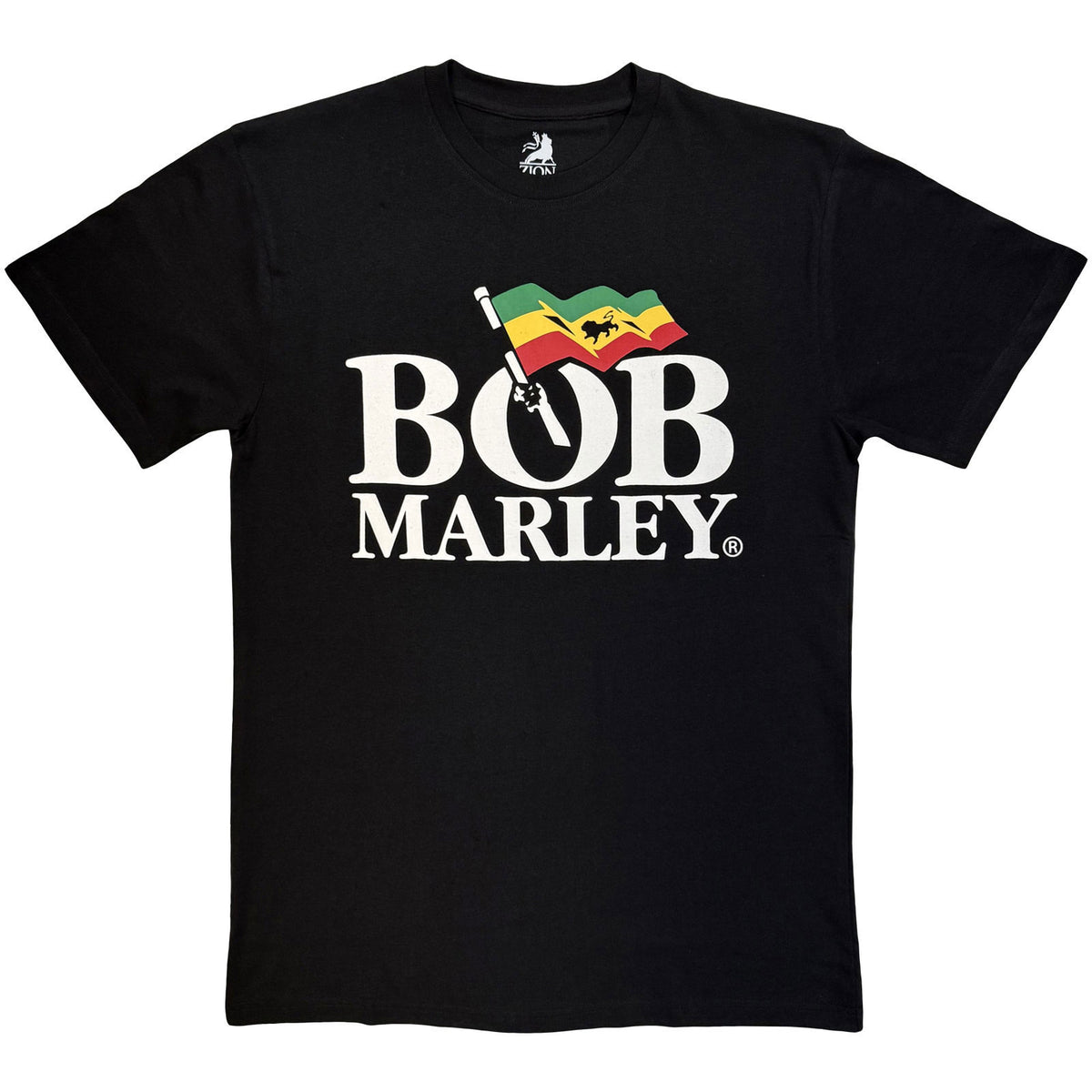 BOB MARLEY - LOGO MONO - T-Shirt Black