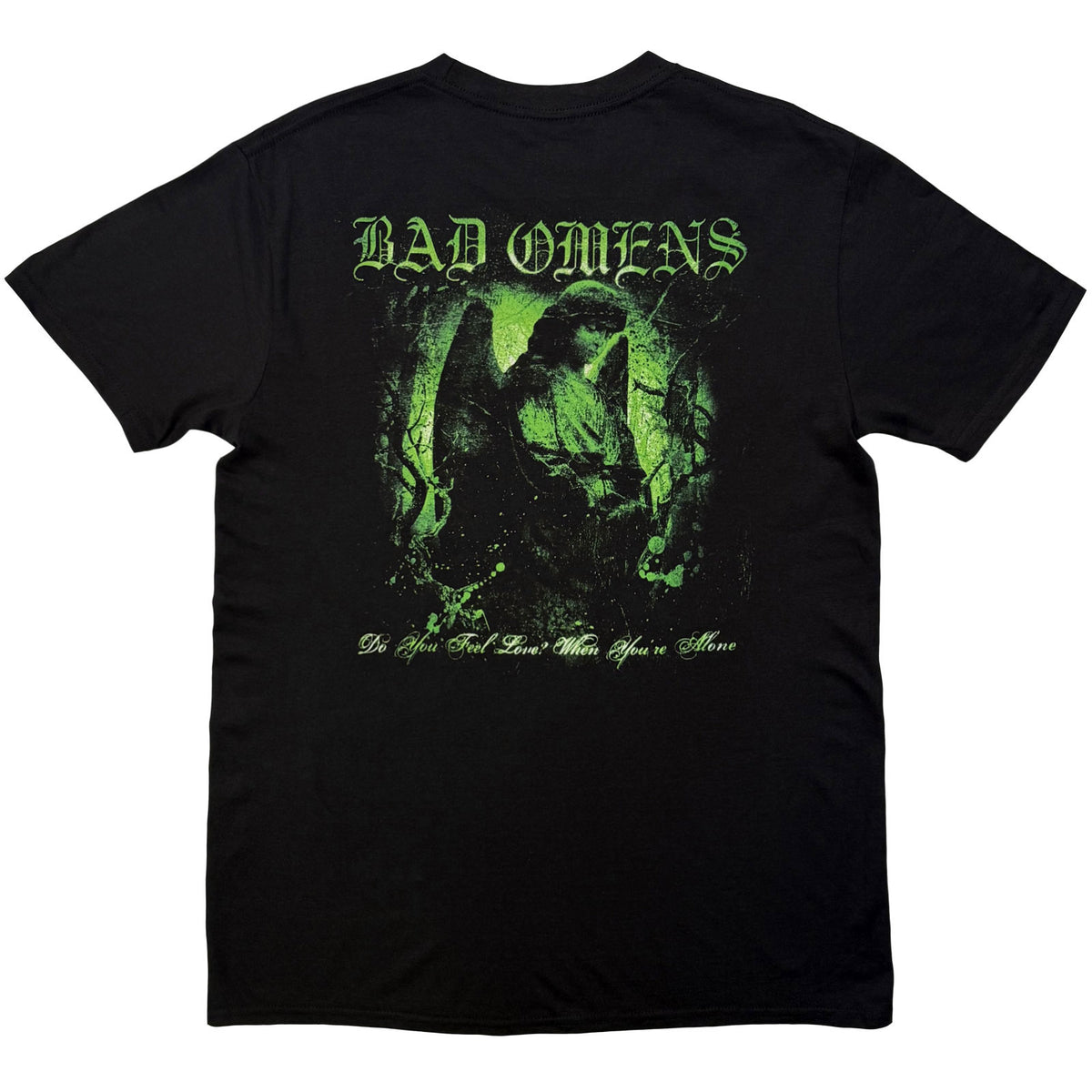 BAD OMENS - GREEN ANGEL - T-Shirt Black