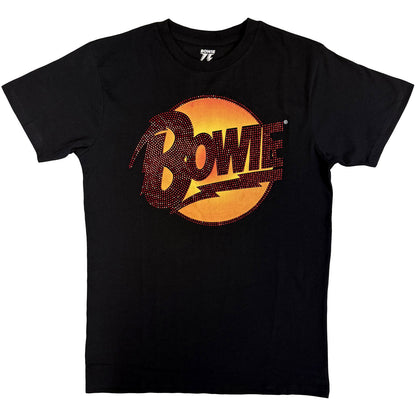 DAVID BOWIE - DIAMOND DOGS LOGO - T-Shirt Black