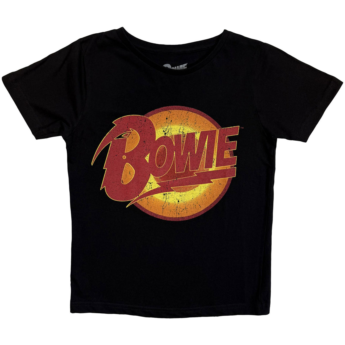 DAVID BOWIE - VINTAGE DIAMOND DOGS LOGO - Kids T-Shirt Black