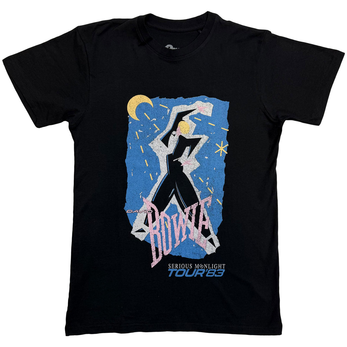 DAVID BOWIE - 83' TOUR - T-Shirt Black