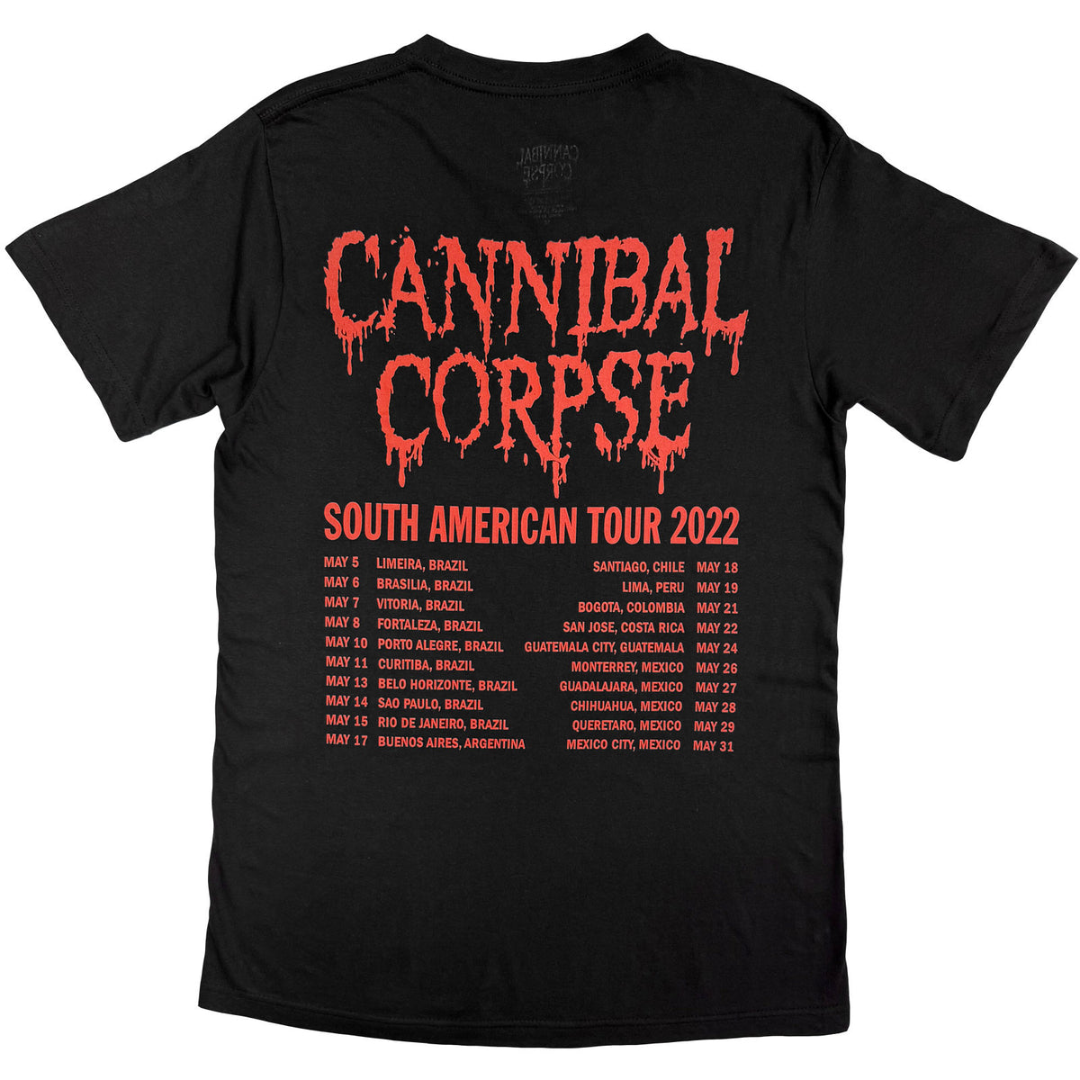 CANNIBAL CORPSE - NECROGENIC RESURRECTION - T-Shirt Black