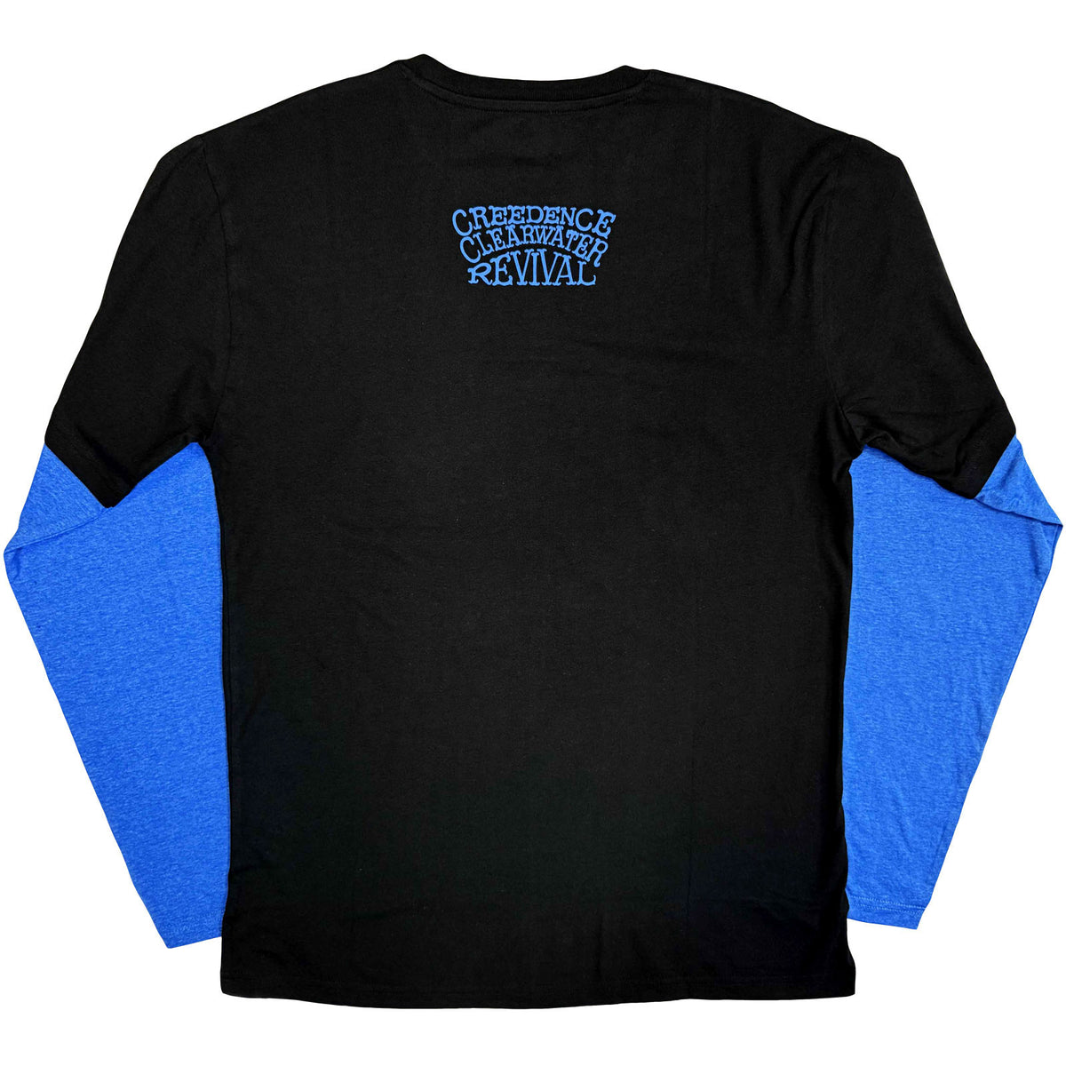 CREEDENCE CLEARWATER REVIVAL - CCR ALBUM - Layered Long Sleeve T-Shirt Black, Blue