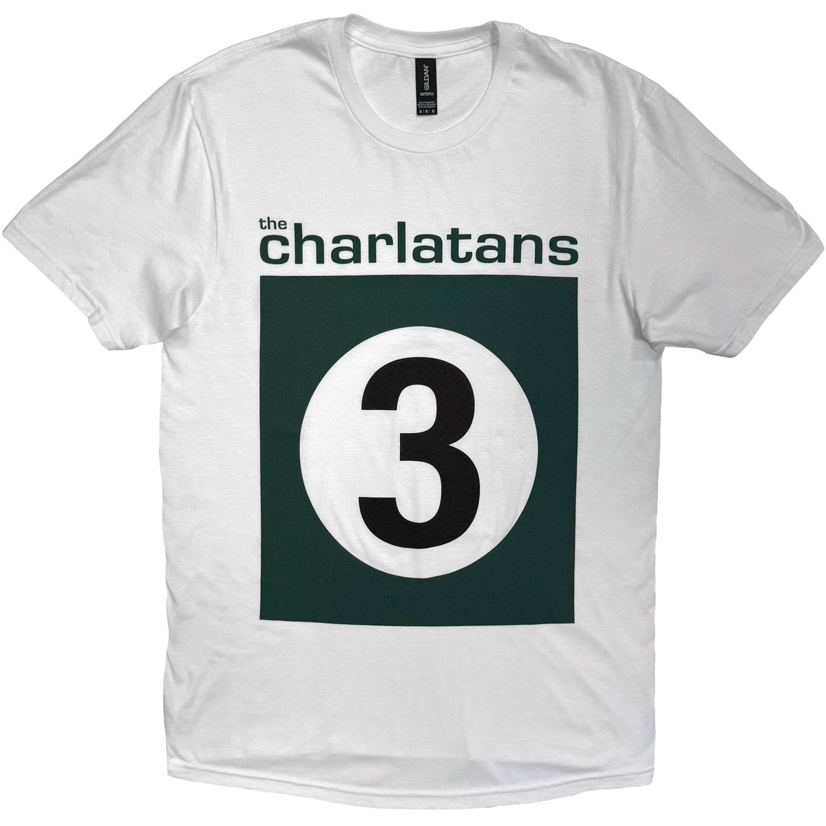 THE CHARLATANS - 3 LOGO - T-Shirt White