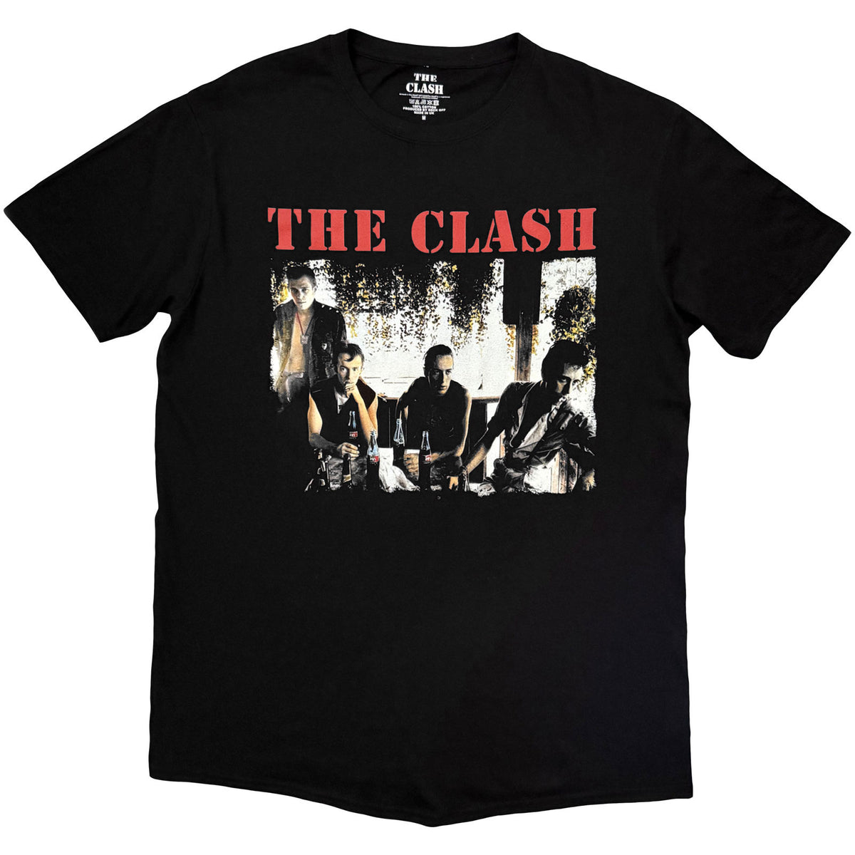 THE CLASH - COMBAT PHOTO - T-Shirt Black