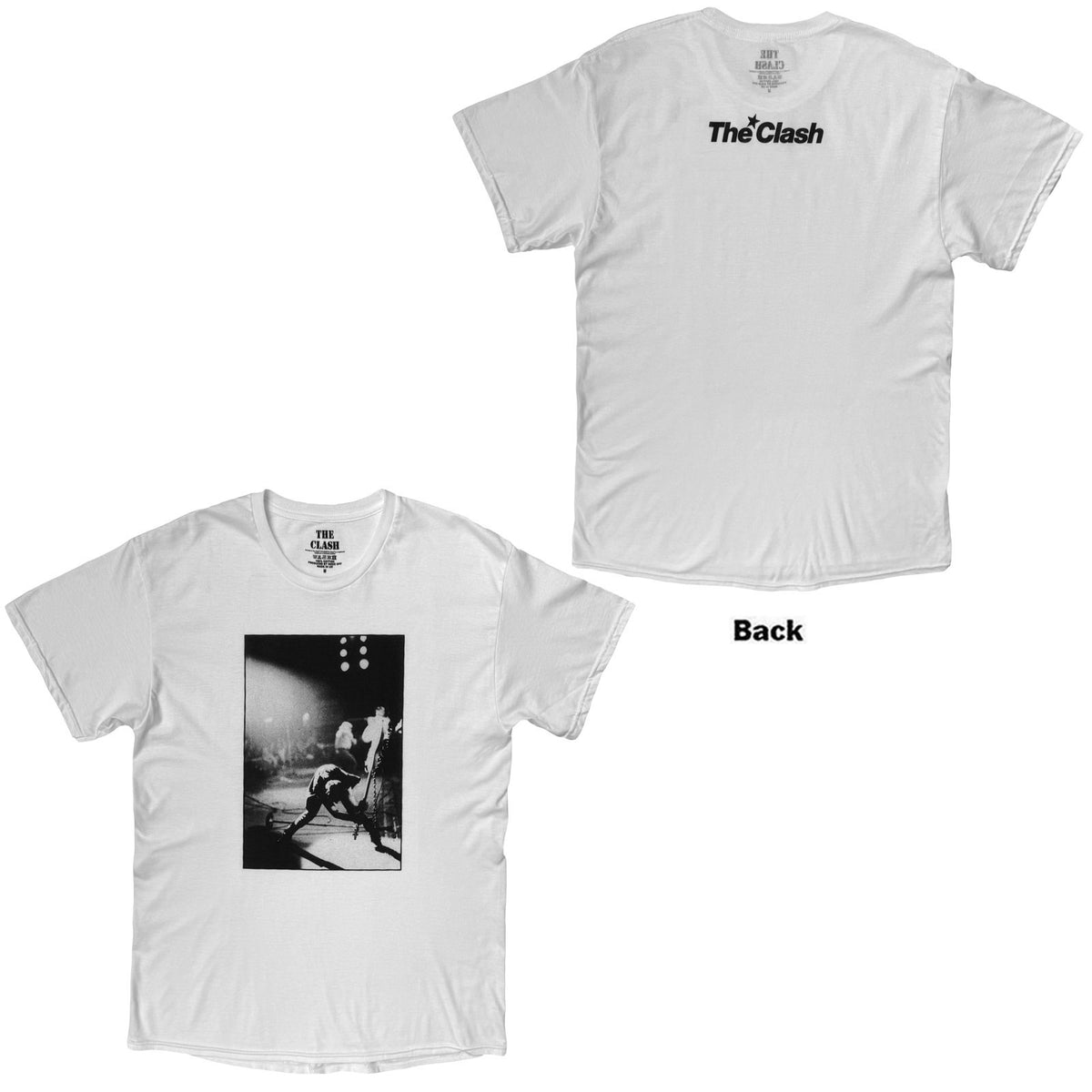 THE CLASH - GUITAR SMASH - T-Shirt White