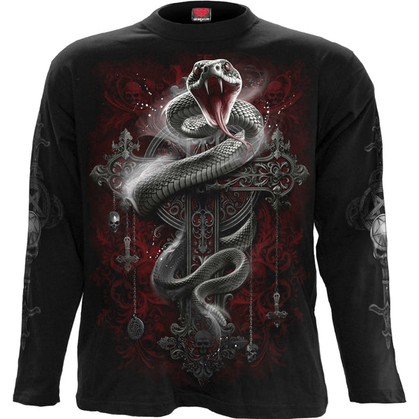 GOTHIC SERPENT - Longsleeve T-Shirt Black