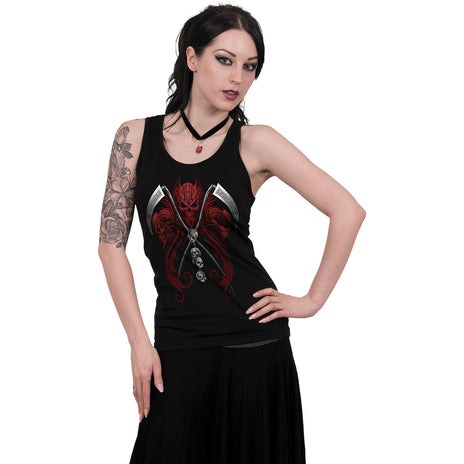 REAPERESS - RAZOR BACK - Top nero