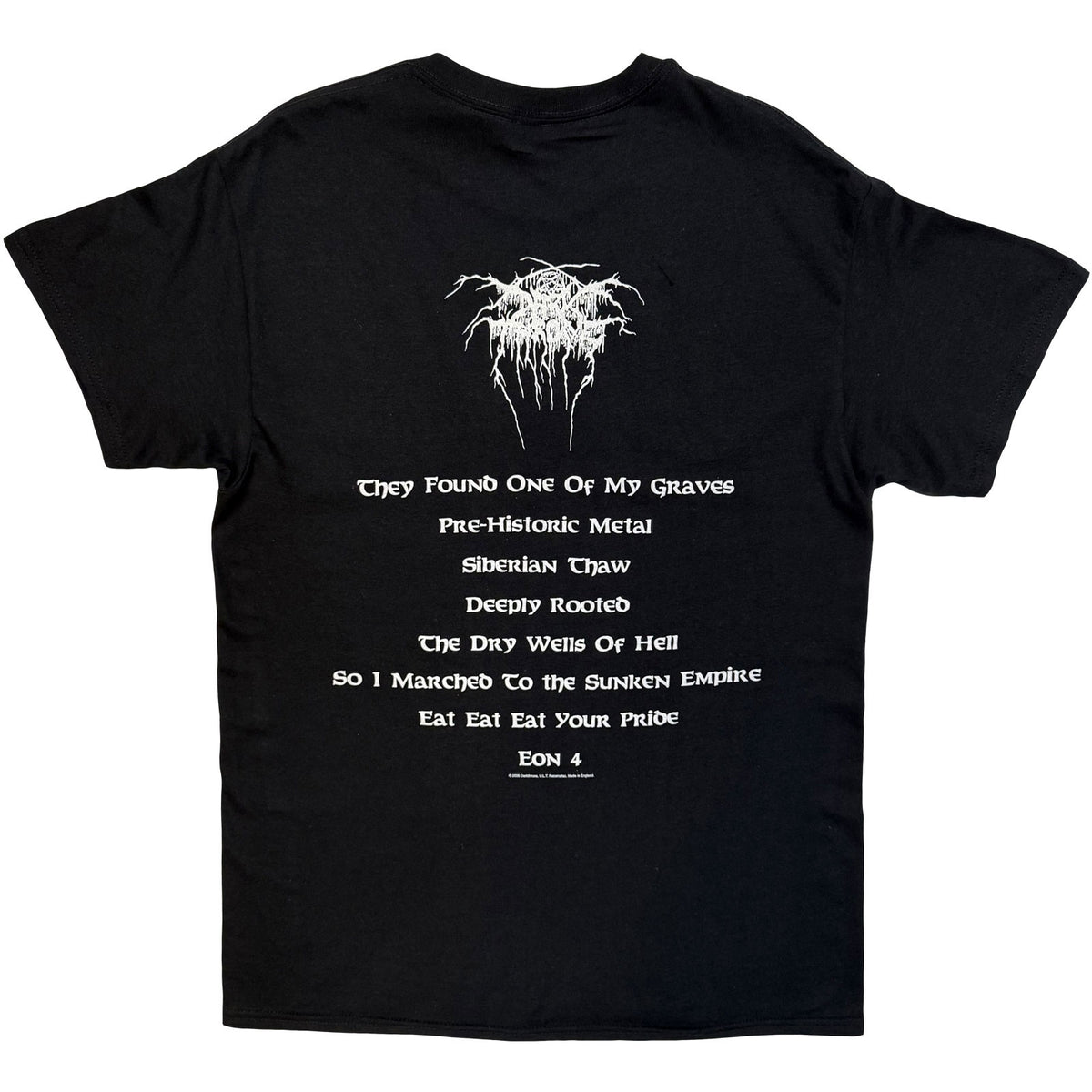 DARKTHRONE - PRE-HISTORIC METAL - T-Shirt Black