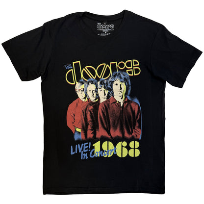 THE DOORS - LIVE IN CONCERT '68 - Carbon T-Shirt Black