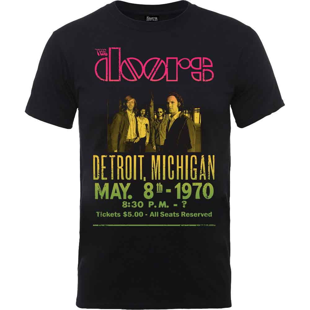 THE DOORS - GRADIENT SHOW POSTER - T-Shirt Black