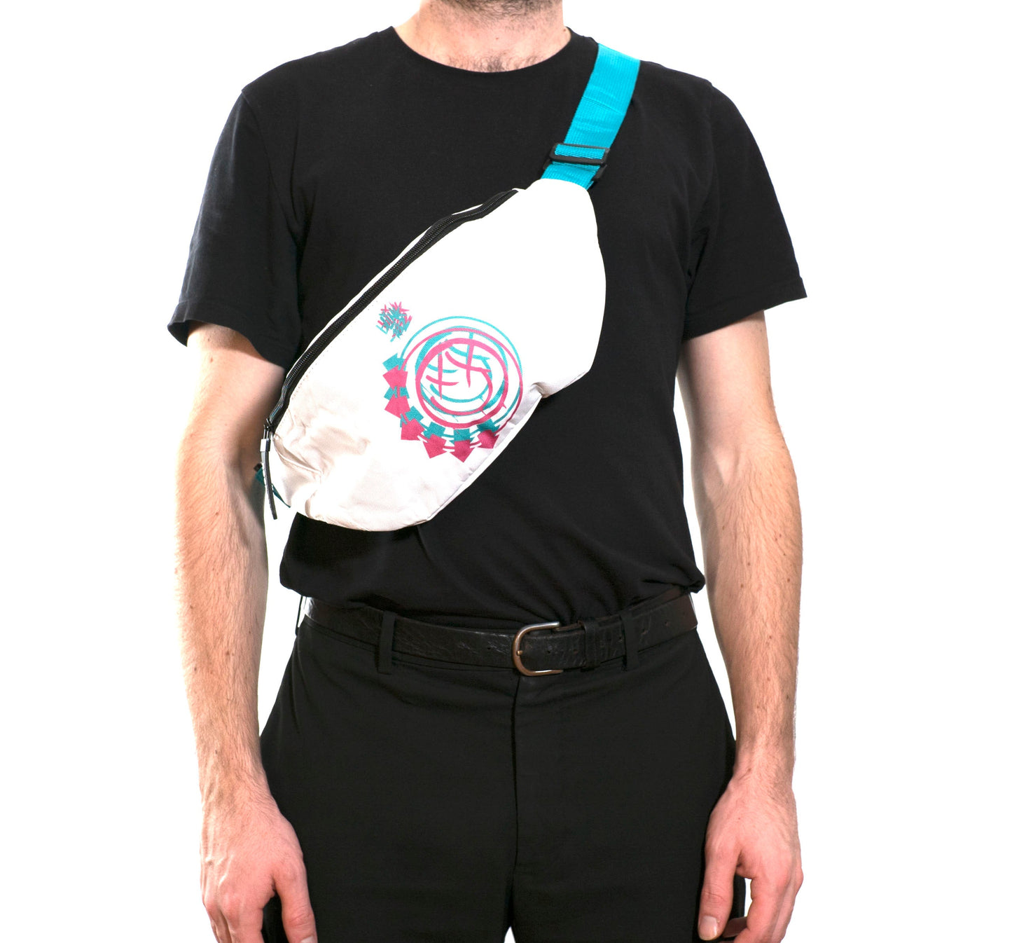 Rocksax Blink 182 Bum Bag (Fanny pack) - Smile White