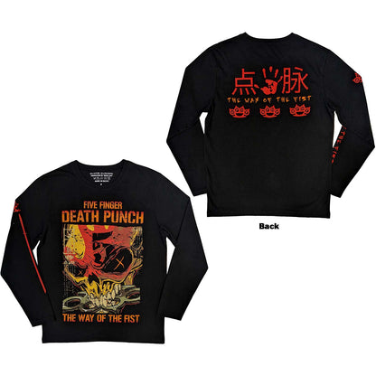 FIVE FINGER DEATH PUNCH - THE WAY OF THE FIST - Long Sleeve T-Shirt Black