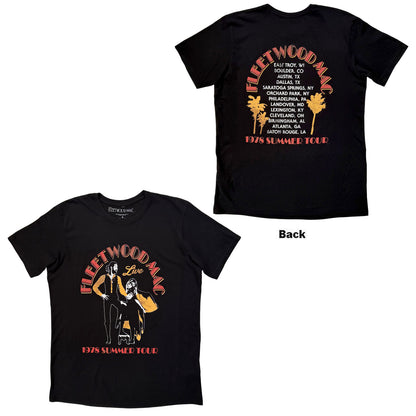 FLEETWOOD MAC - SUMMER TOUR - Carbon T-Shirt Black