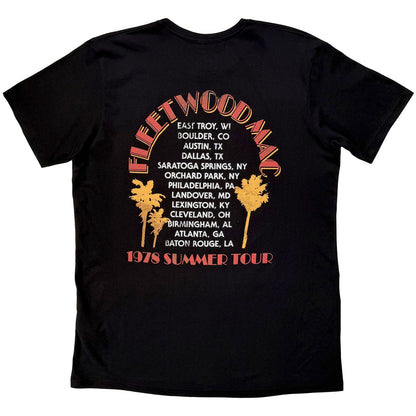 FLEETWOOD MAC - SUMMER TOUR - Carbon T-Shirt Black