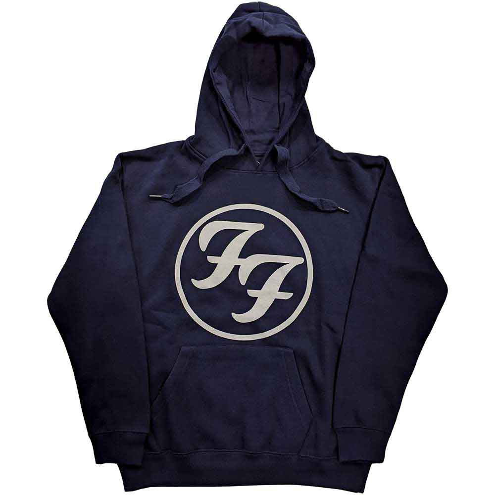 FOO FIGHTERS - FF LOGO - Pullover Hoodie Blue