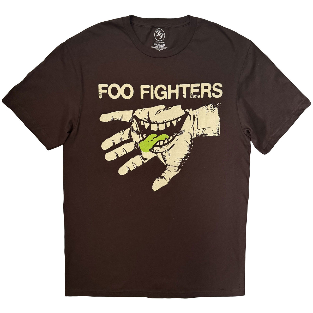 FOO FIGHTERS - HAND TEETH - T-Shirt Brown