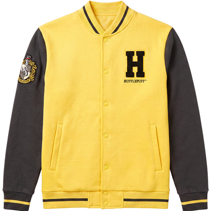HARRY POTTER - HUFFLEPUFF VARSITY - Giacca da baseball giallo scuro con dettagli argentati a contrasto B